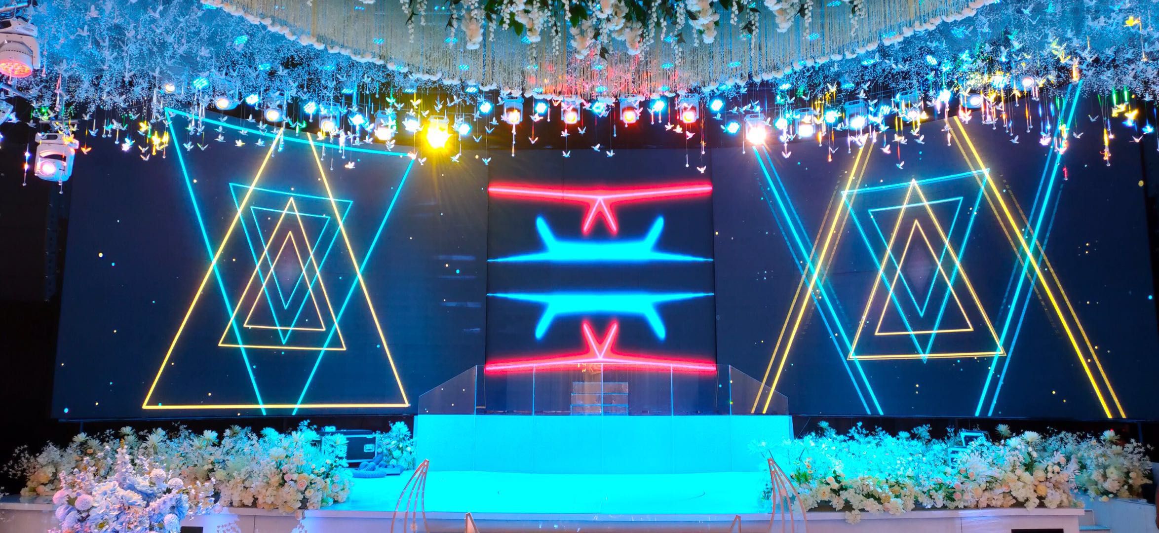 内蒙古巴彦淖尔  户内P5租赁屏78平方